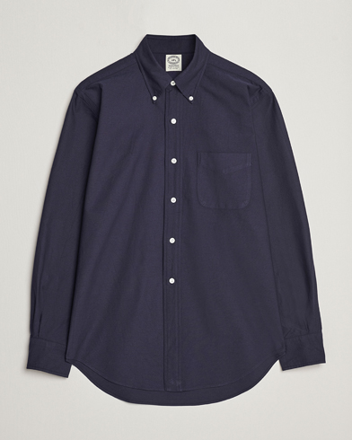 Herre | Skjorter | Kamakura Shirts | Vintage Ivy Oxford Button Down Shirt Navy