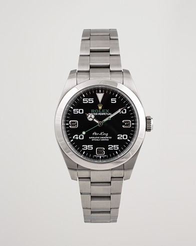 Herre | Pre-Owned & Vintage Watches | Rolex Pre-Owned | Air-King Steel Black 116900