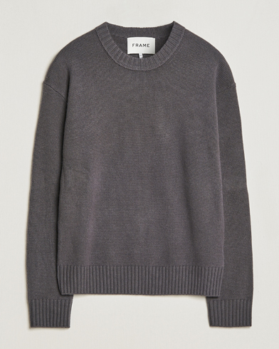 Herre | Nye varemærker | FRAME | Cashmere Sweater Charcoal Grey