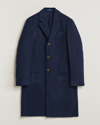 Herre |  | Polo Ralph Lauren | Paddock Wool Melton Coat Navy