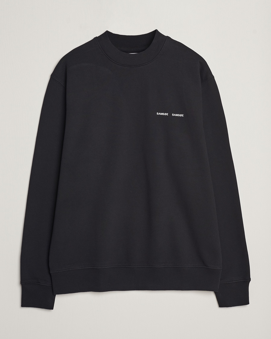 Samsøe Samsøe Norsbro Crew Neck Sweatshirt Black – Sort