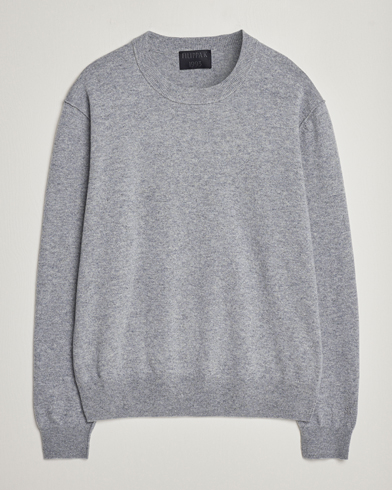 Herre | Personal Classics | Filippa K | 93 Knitted Lambswool Crew Neck Sweater Grey Melange
