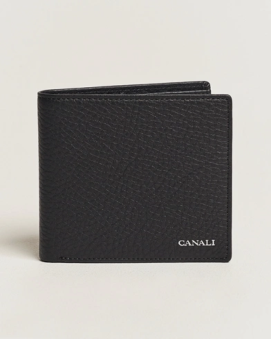 Herre | Tilbehør | Canali | Grain Leather Wallet Black