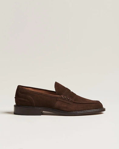 Herre |  | Tricker's | James Penny Loafers Chocolate Suede