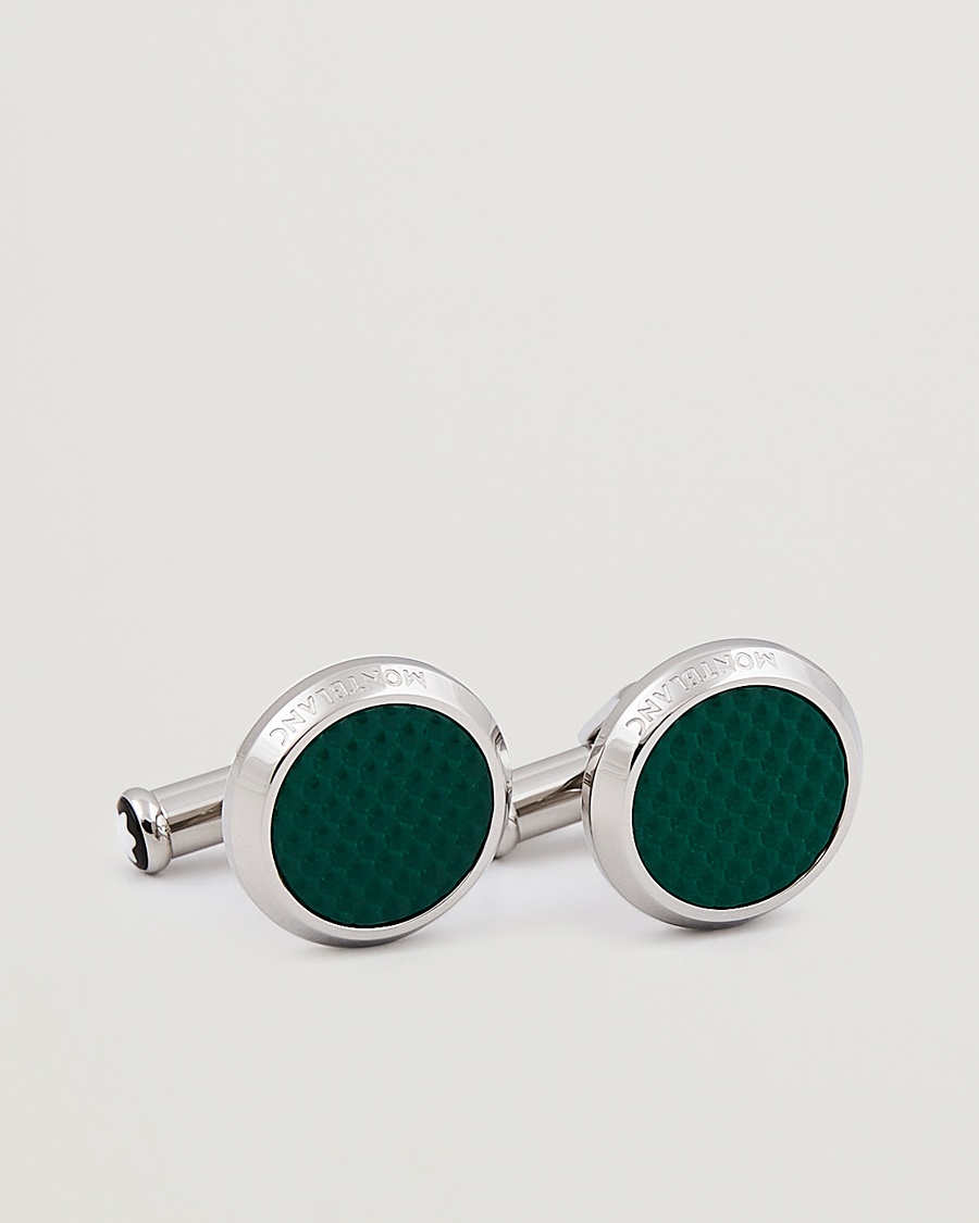 Montblanc Cufflinks Meisterstück Green Steel – Grøn