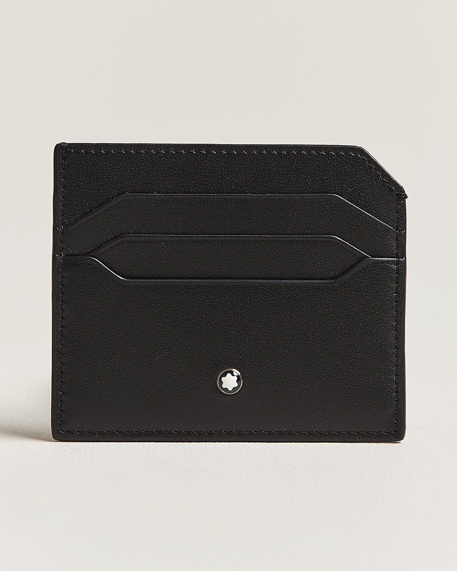 Montblanc Selection Soft Card Holder 6bcc Black – Sort