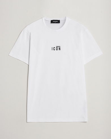 Herre | Dsquared2 | Dsquared2 | Icon Small Logo Crew Neck T-Shirt White