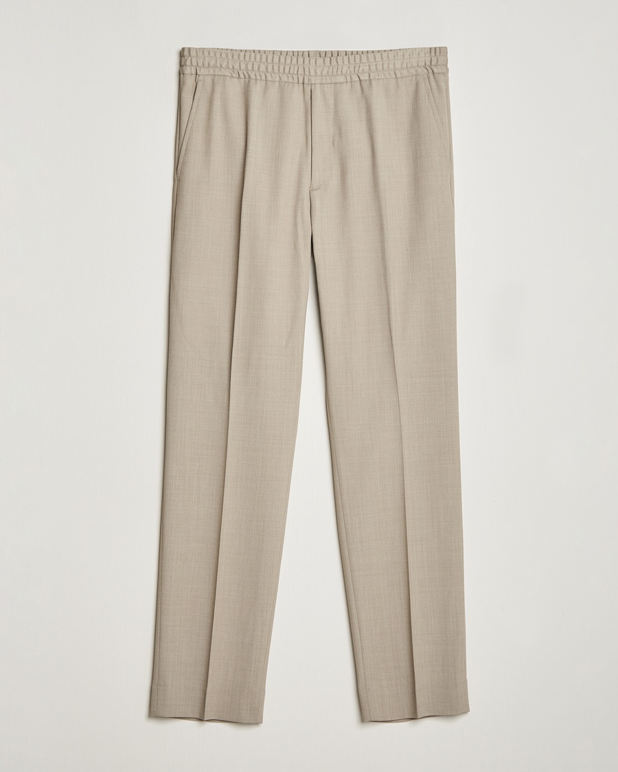 Herre | | Filippa K | Relaxed Terry Wool Trousers Sage Melange