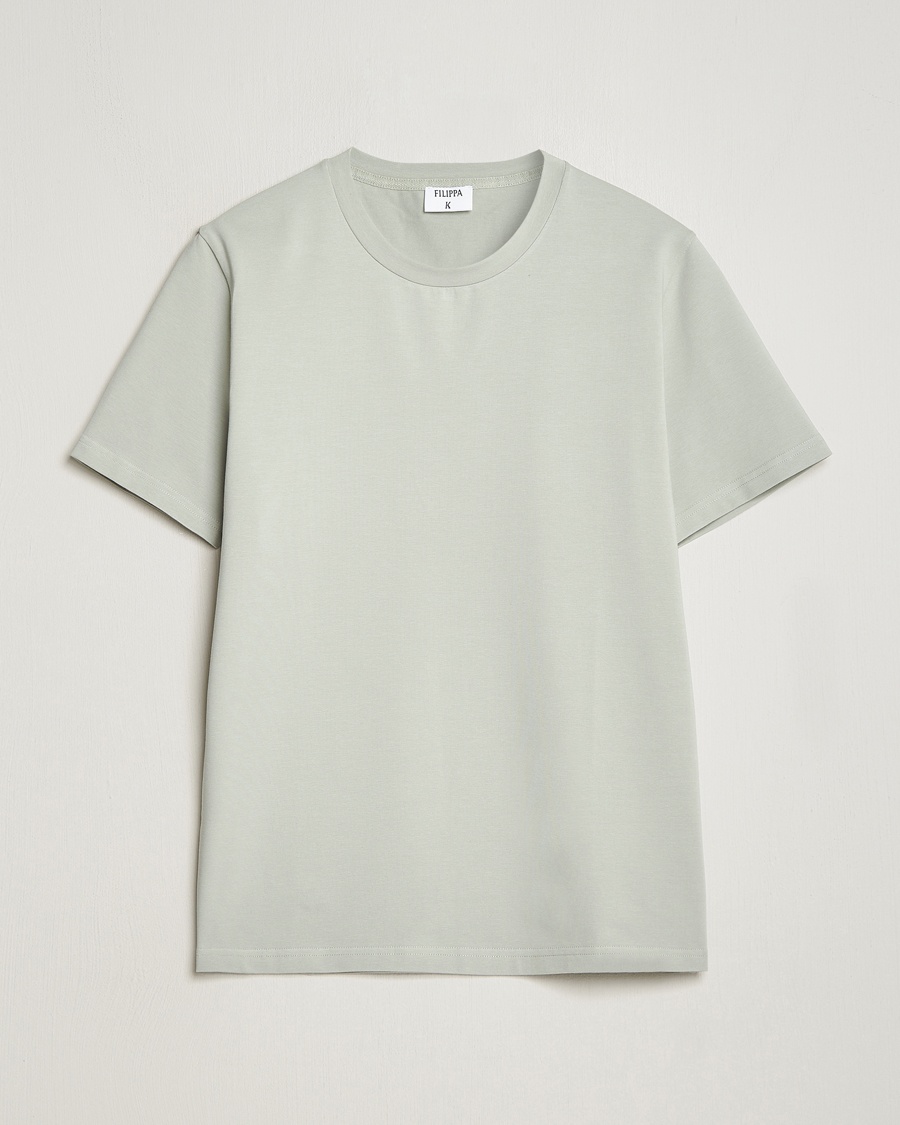 Herre | | Filippa K | Soft Lycra T-Shirt Green Grey