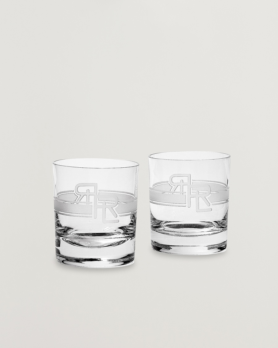 Herre | World of Ralph Lauren | Ralph Lauren Home | Ashton Double-Old-Fashioned Set Clear