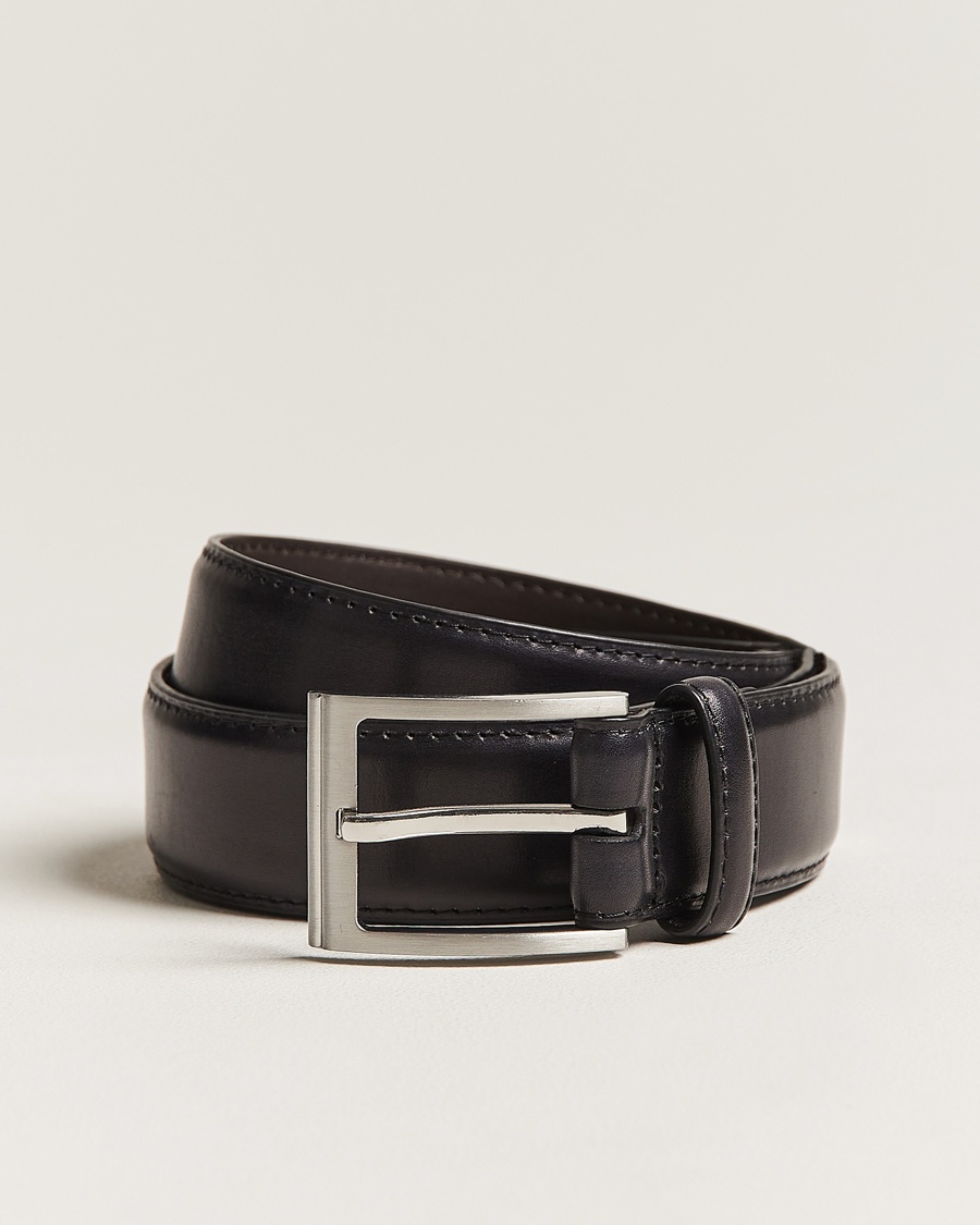 Loake Shoemakers Philip Leather Belt Black – Sort