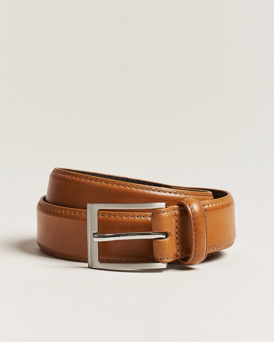 Loake Shoemakers Philip Leather Belt Tan – Brun