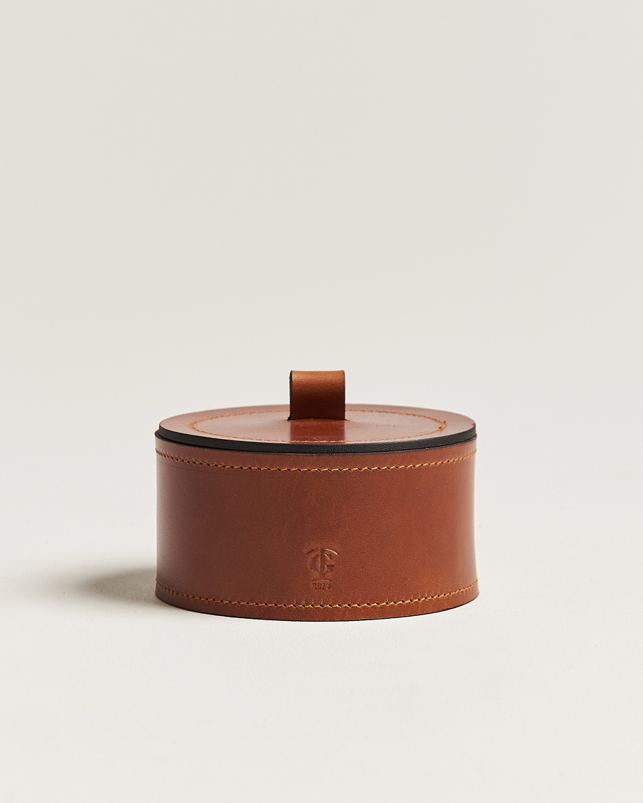 Tärnsjö Garveri Small Leather Box 002 Light Brown – Brun