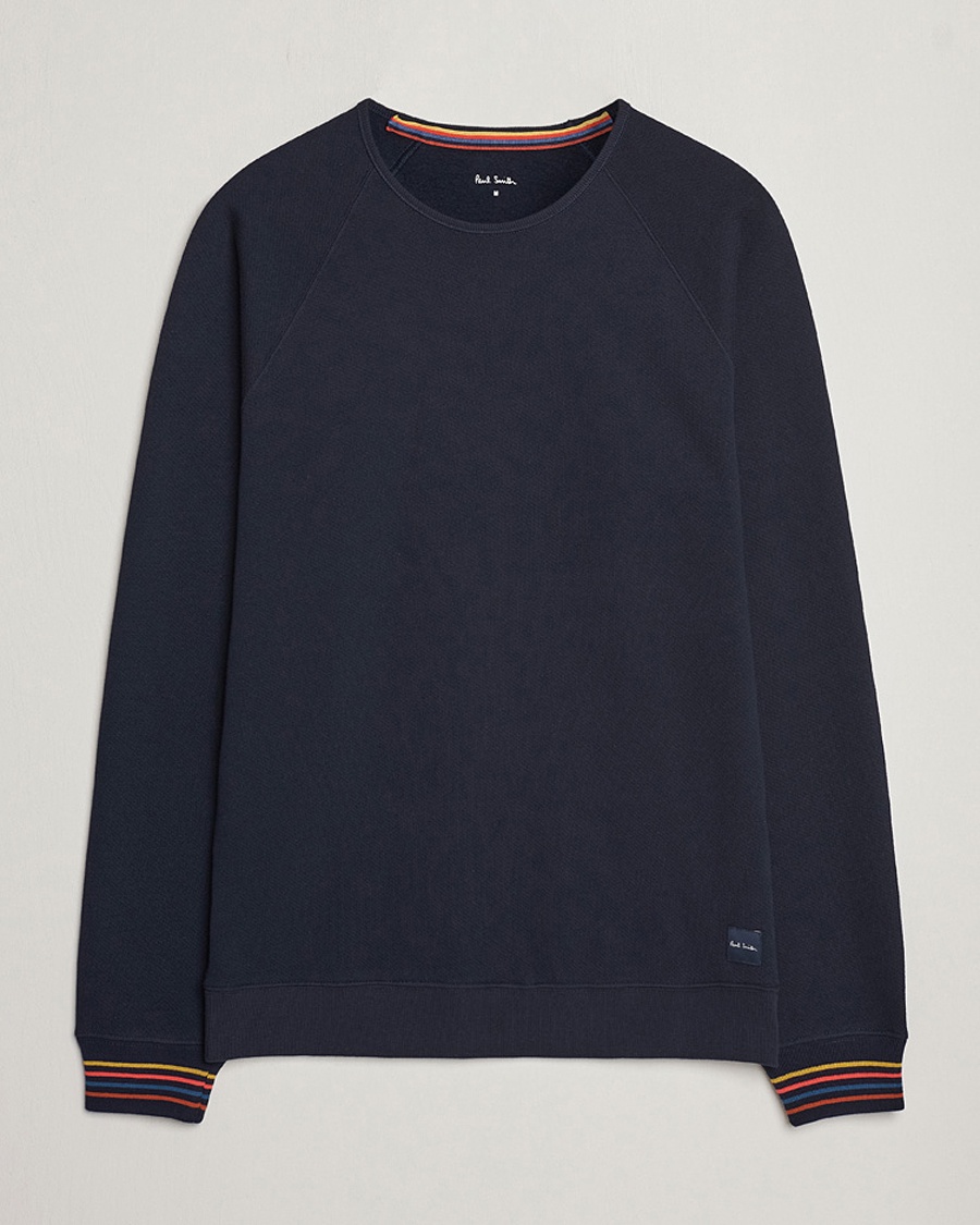 Paul Smith Artist Rib Crew Neck Sweatshirt Navy – Blå