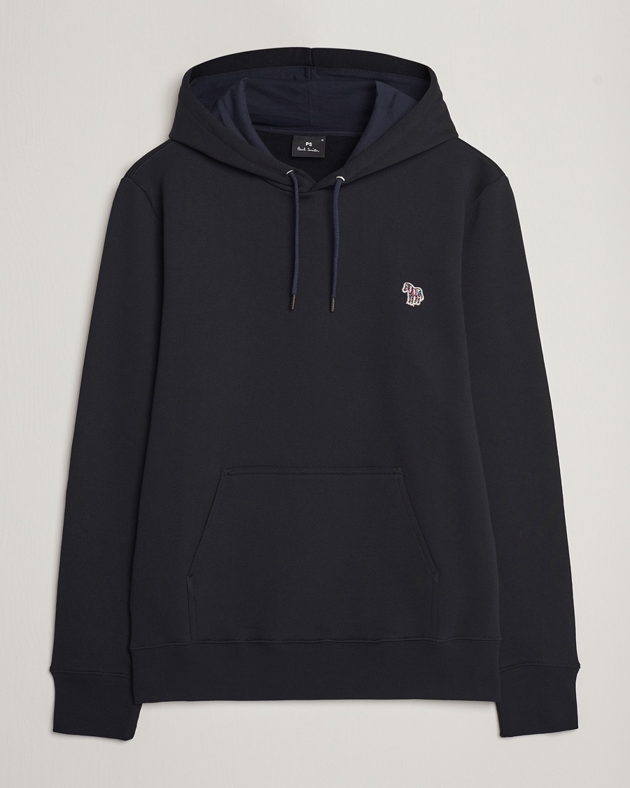 PS Paul Smith Zebra Organic Cotton Hoodie Black – Sort
