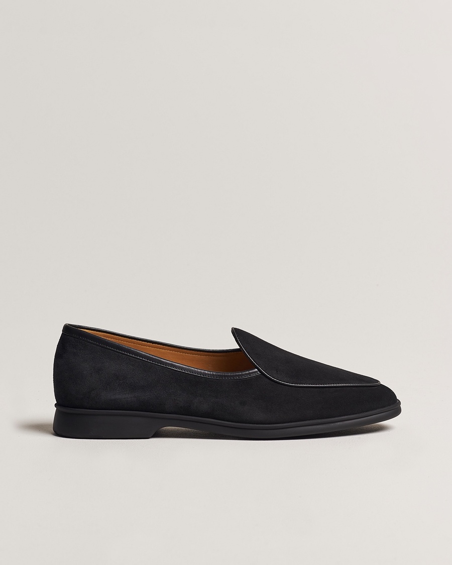 Herre | Til manden som har alt | Baudoin & Lange | Stride Loafers Black Suede