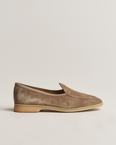  Stride Loafers Taupe Suede
