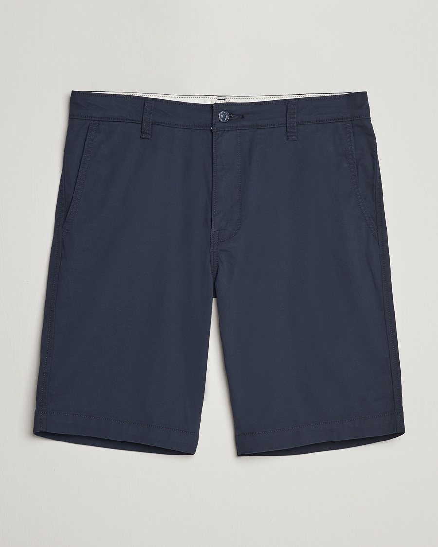 Levi's Garment Dyed Chino Shorts Baltic Navy – Blå