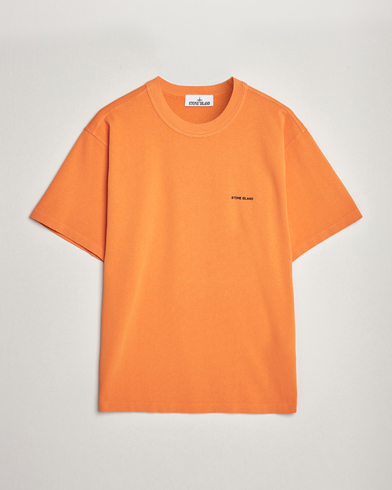  Cotton Jersey Small Logo T-Shirt Orange