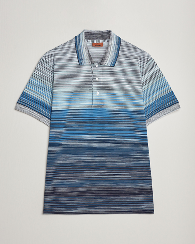 Herre | Missoni | Missoni | Space Dyed Polo Blue
