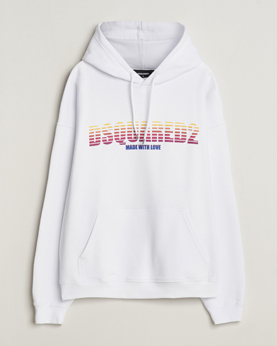 Herre | Dsquared2 | Dsquared2 | Loose Fit Hoodie White