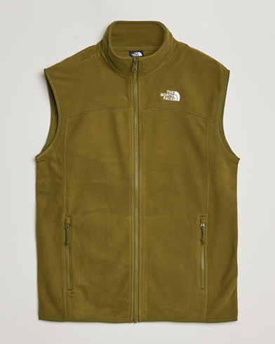 Herre |  | The North Face | Glaicer Fleece Vest New Taupe Green