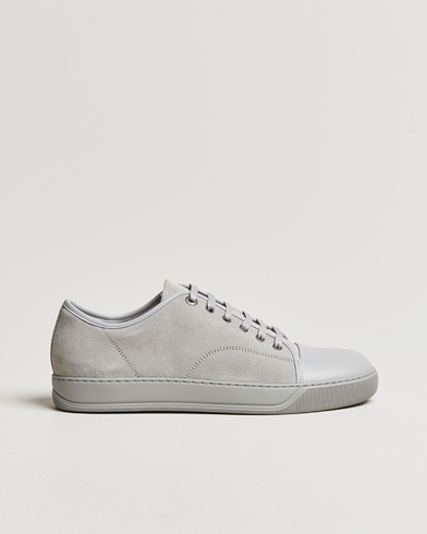 Herre | Lanvin | Lanvin | Nappa Cap Toe Sneaker Light Grey