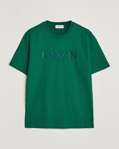 Herre | Lanvin | Lanvin | Paris Classic Logo T-Shirt Bottle Green