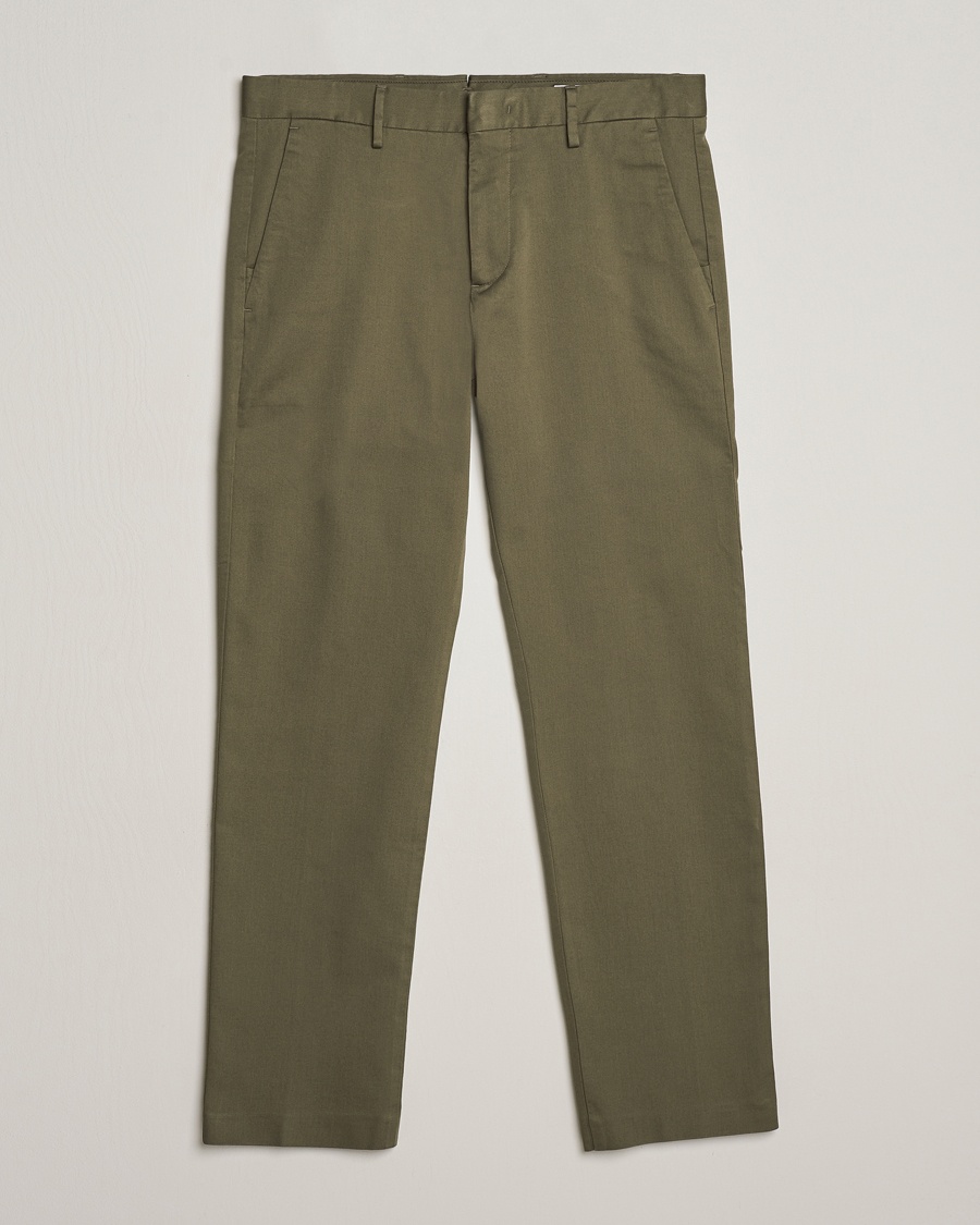 Herre | | NN07 | Theo Regular Fit Stretch Chinos Capers Green