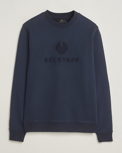 Herre |  | Belstaff | Varsity Logo Sweatshirt Dark Ink