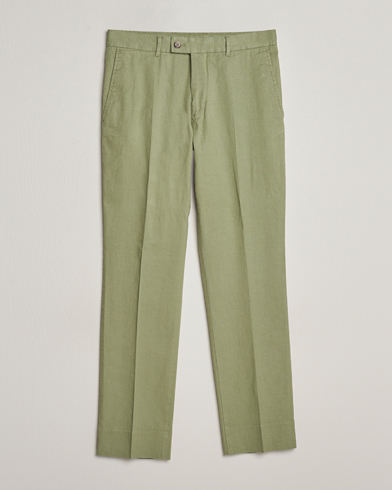  Lois Cotton/Linen Stretch Pants Oil Green