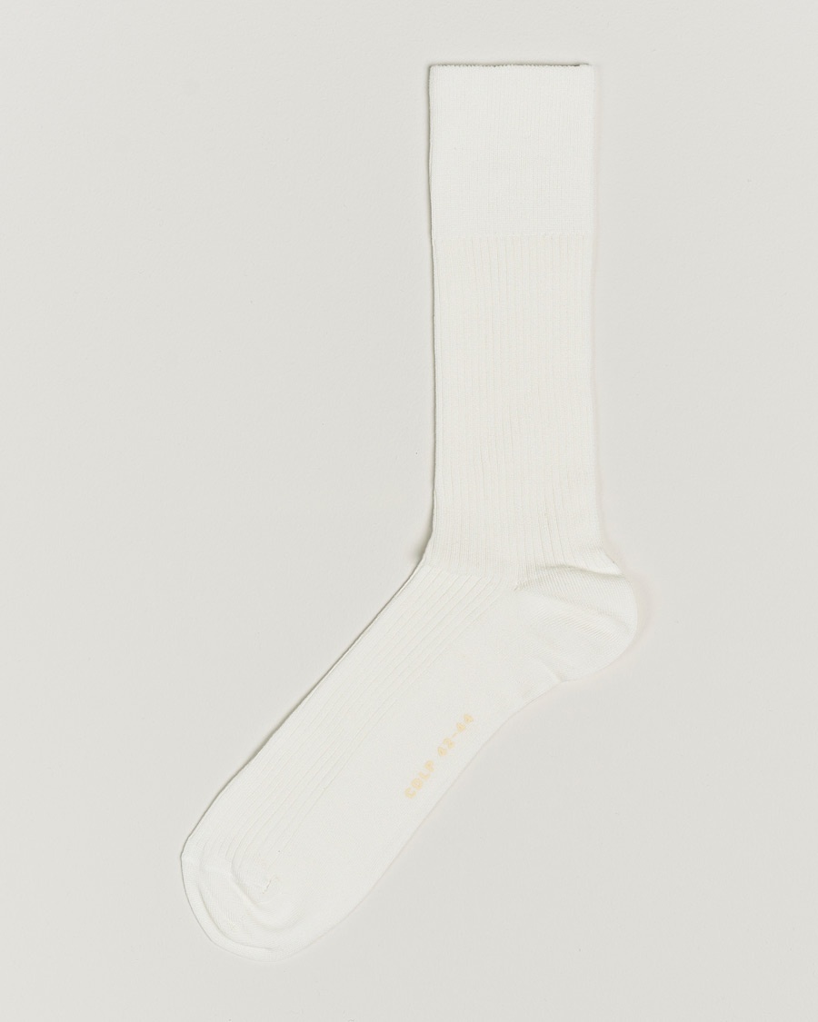 CDLP Cotton Rib Socks White – Hvid