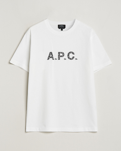Herre | Contemporary Creators | A.P.C. | Paisley Logo Crew Neck T-Shirt White