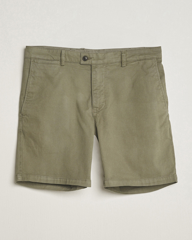 Herre | Shorts | Tiger of Sweden | Caid Cotton Chino Shorts Dusty Green