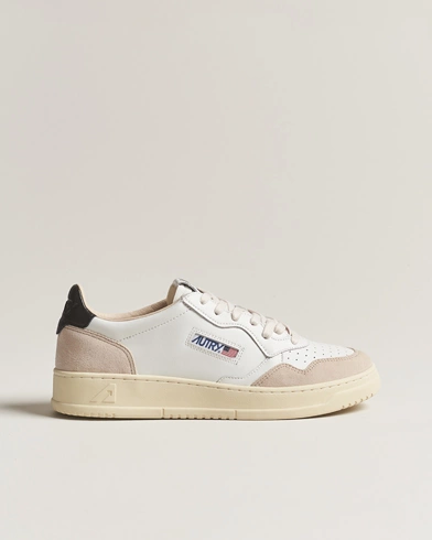 Herre | Sneakers | Autry | Medalist Low Leather/Suede Sneaker White/Black