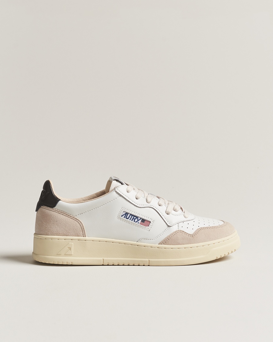 Herre | | Autry | Medalist Low Super Soft Leather Sneaker White/Black