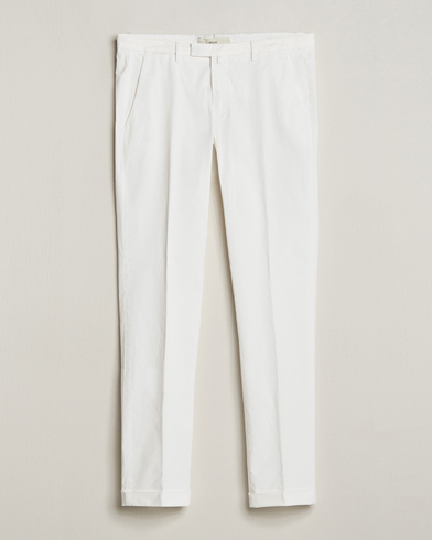 Herre | Italian Department | Briglia 1949 | Slim Fit Cotton Stretch Chinos White