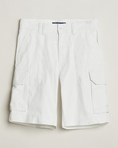 Herre |  | Polo Ralph Lauren | Slub Twill Cargo Shorts Deckwash White