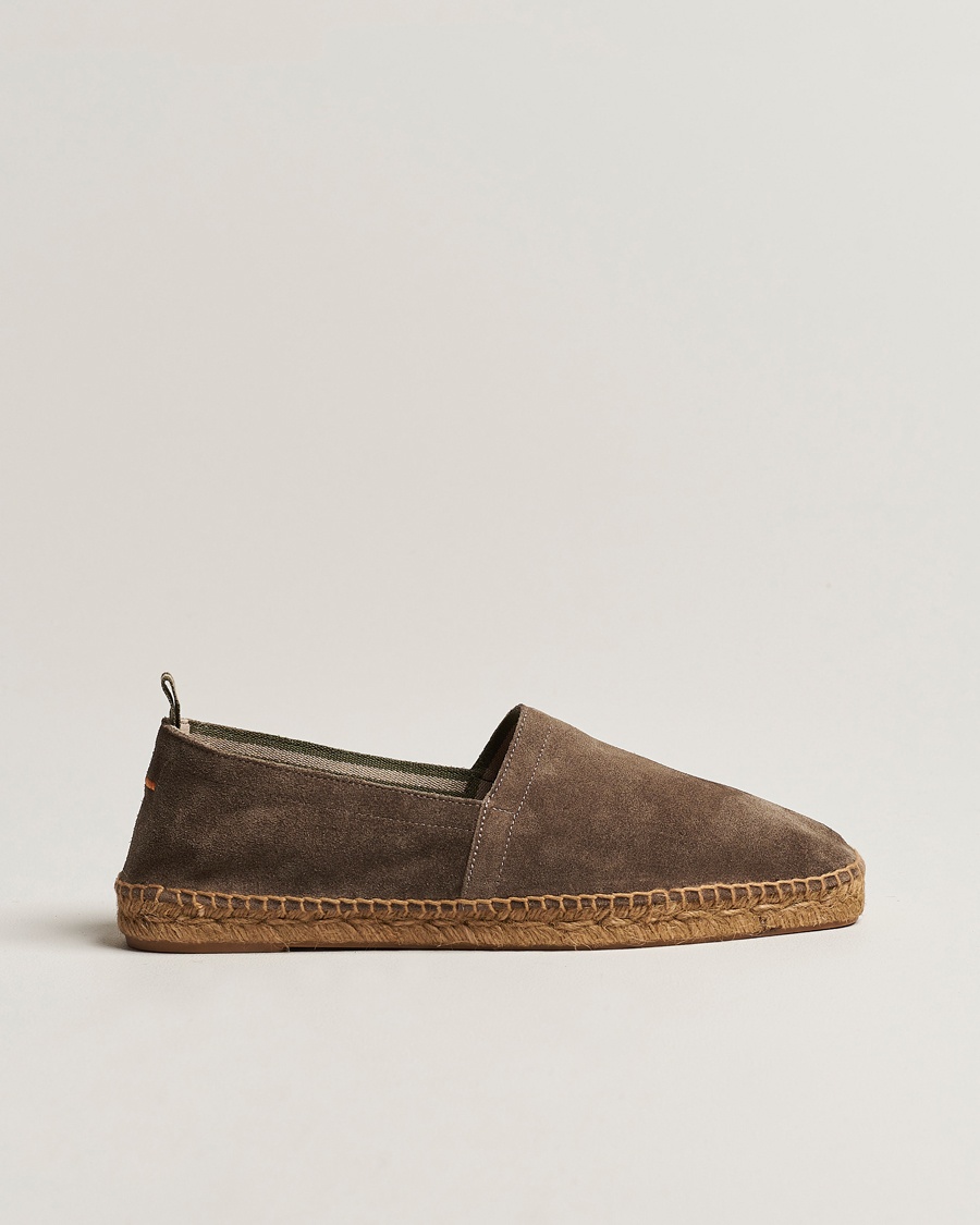 Castañer Pablo Casual Suede Espadrilles Topo – Beige