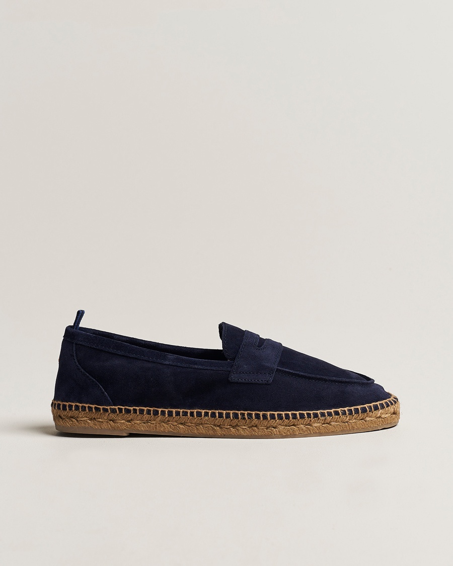 Castañer Nacho Casual Suede Loafers Azul Oscuro – Blå
