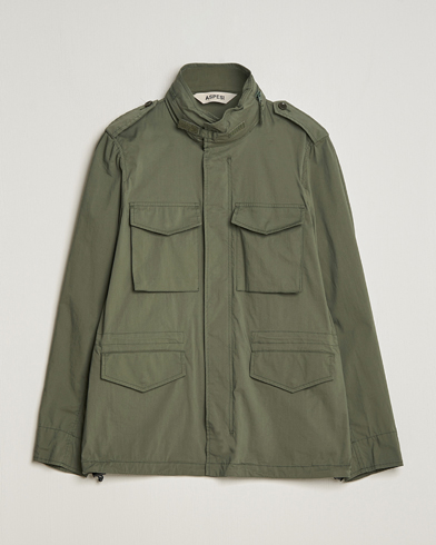 Herre |  | Aspesi | Lightweight Cotton Field Jacket Military