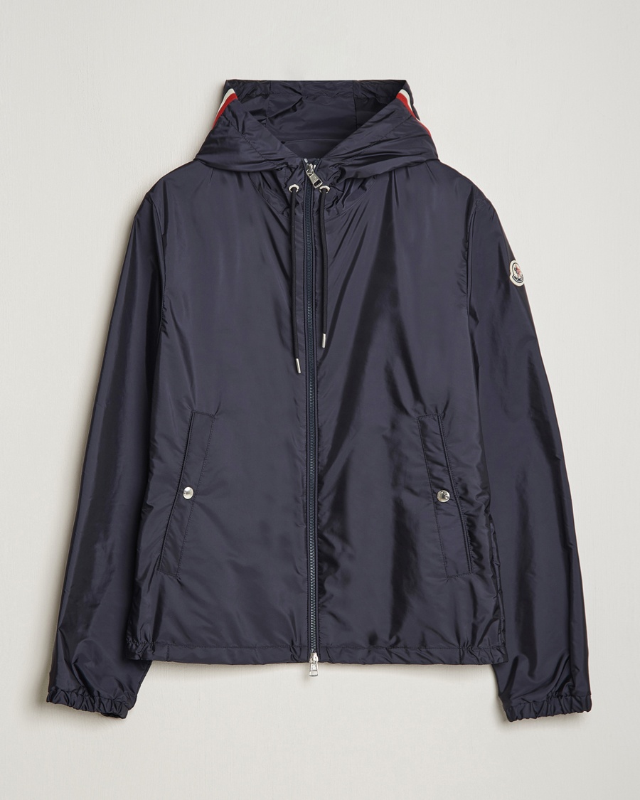 Moncler Grimpeurs Hooded Jacket Navy – Blå