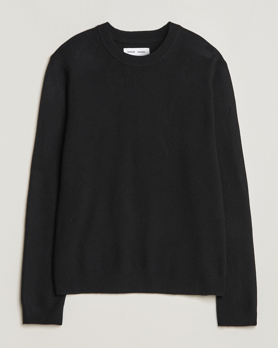 Samsøe Samsøe Isak Crew Neck Black – Sort