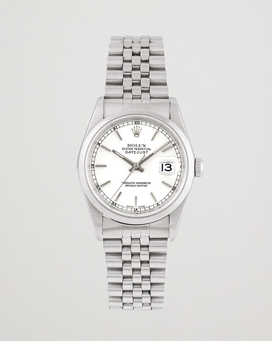 Brugt: |  | Rolex Pre-Owned | Datejust 16200 Oystert Perpetual Steel Silver
