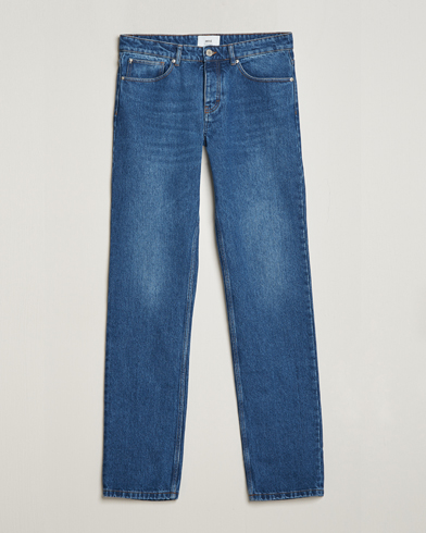Herre |  | AMI | Classic Fit Jeans Used Blue