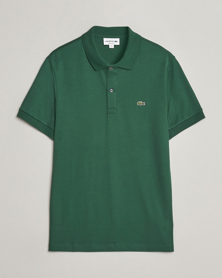 Lacoste Pima Interlock Piké Green – Grøn