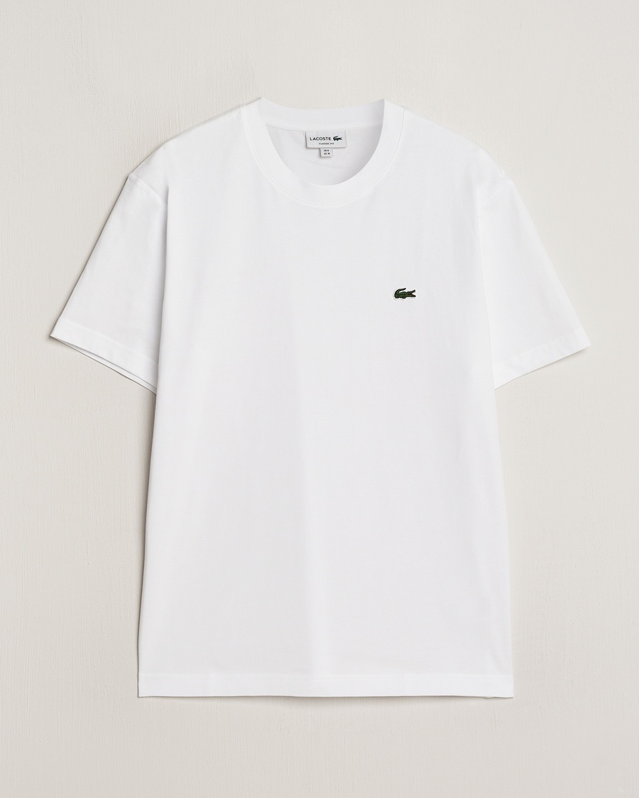 Lacoste Crew Neck T-Shirt White – Hvid