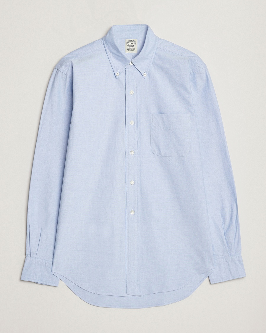 Herre | | Kamakura Shirts | Vintage Ivy Oxford Button Down Shirt Light Blue