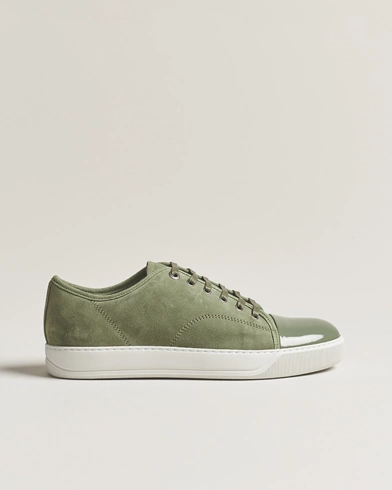 Herre | Lanvin | Lanvin | Patent Cap Toe Sneaker Green