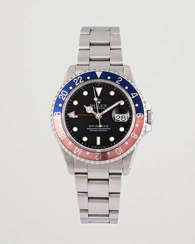 Brugt: | Pre-owned | Rolex Pre-Owned | GMT-Master II 16710 Silver